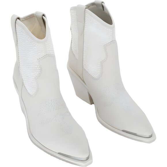 Dolce Vita Shoes - Dolce Vita Women's NASHE Mid Calf Boots, Off White Pearls, 8.5